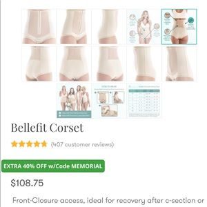 The Bellefit Corset helps new moms recovering!!!